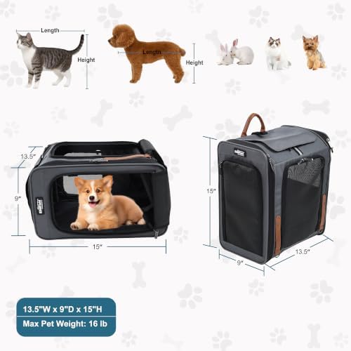EliteField Deluxe Backpack Pet Carrier for Cats and Dogs (3-Year Warranty) - Image 4