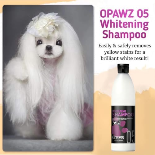 OPAWZ 05 Whitening Purple Shampoo for Dog and Cat, Safely Remove Yellow Stains, with No Bleach, Peroxide and Sulfate, Professional Groomers Recommended Product, 16.9 oz - Image 2