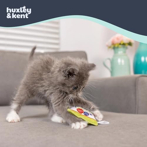 Huxley & Kent Plush Cat Toy - Interactive Catnip Toy for Cats & Kittens - Soft with Crinkle & Catnip - Fun Indoor Play - Kitty Pop - Image 3