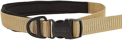 KONG Comfort Ultra Durable Traffic Padded Handle Hands Free Quick Control Leash 6' (Tan) - Image 2