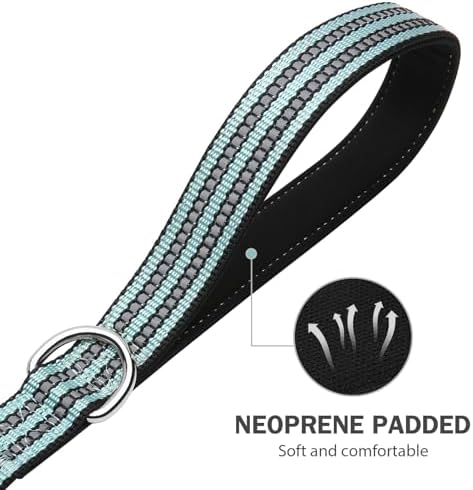 Hikiko 6FT Dog Leash with 2 Padded Handles Reflective - Image 5