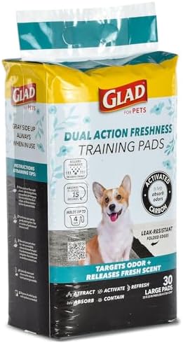 Glad for Pets Activated Carbon Puppy Training Pads, 23 x 23 in, 30 Ct - Image 6