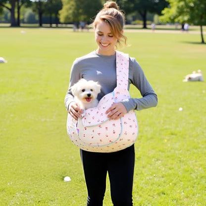 Pet Sling Carrier for Cat Small Dog Gifts for Pet Mom Girls, Small - Image 6
