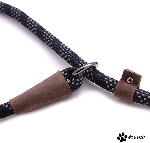 Max and Neo Double Handle Rope Slip Lead Leash - We Donate 1 for 1 to Dog Rescues for Every Product Sold - Image 3