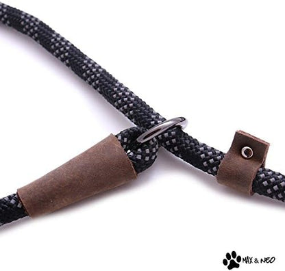 Max and Neo Double Handle Rope Slip Lead Leash - We Donate 1 for 1 to Dog Rescues for Every Product Sold - Image 3