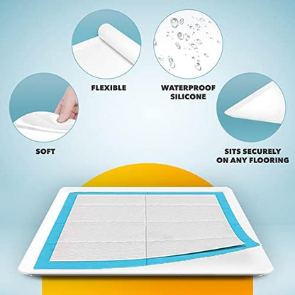 Dog Pee Pad Holder - Fits Up to 24” x 24” Pee Pad - 1 Pack - White - Image 5