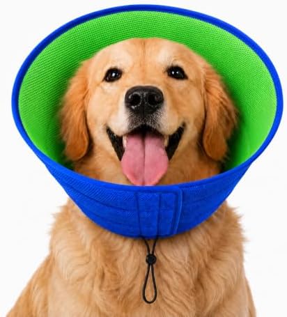 Soft Dog Cone Recovery Collars & Cones After Surgery for XXLarge Dogs by LHNTGR