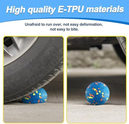 Mankoda Dog Balls, 3" Indestructible Tennis Balls for Aggressive Chewers - Image 6