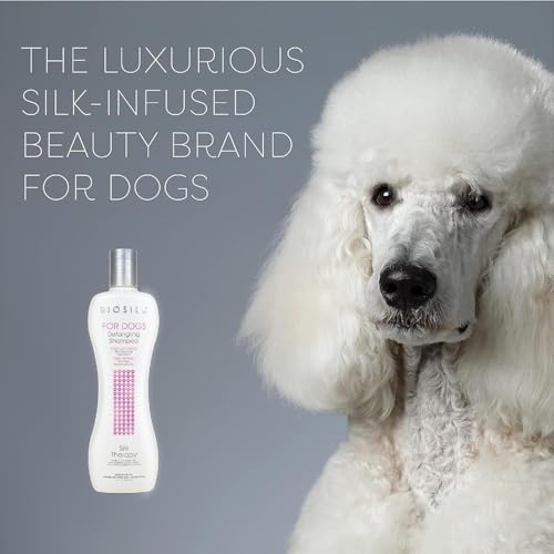 BioSilk for Dogs Silk Therapy Detangling Dog Shampoo, 12 Fl Oz, 2-Pack - Image 4