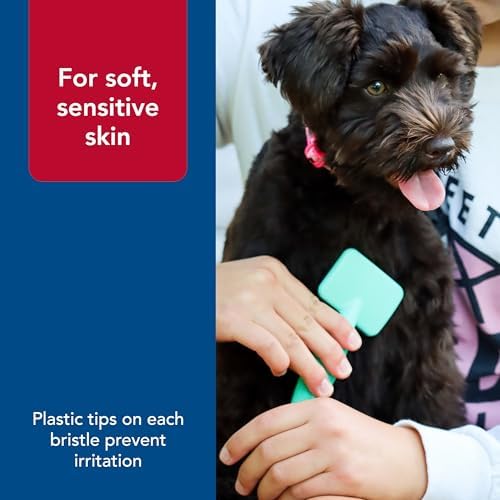 Coastal Pet Li'l Pals Dog Slicker Brush with Coated Tips - Dog Grooming Brush for Small Breeds & Puppies - One Size (3.25” x 7.25”) - Image 5