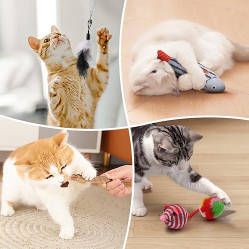 Fashion's Talk Cat Toys Variety Pack for Kitty 20 Pieces - Image 5