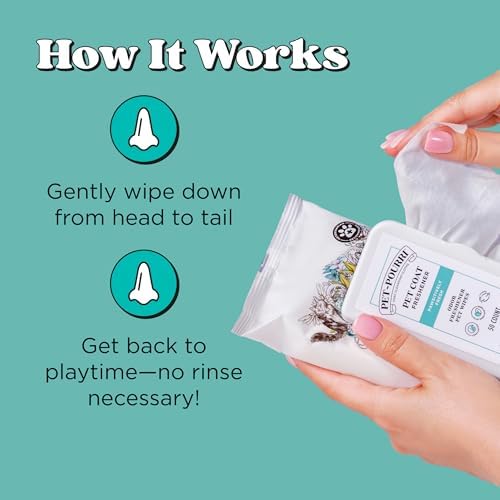 Pet-Pourri Pawsitively Fresh Deodorizing Pet Wipes, 50 Count - Image 6