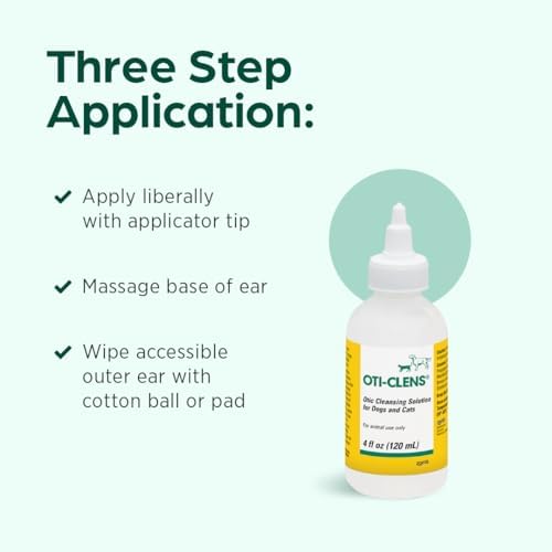 Oti-Clens Ear Cleansing Solution for Dogs & Cats, 4 oz - Image 4