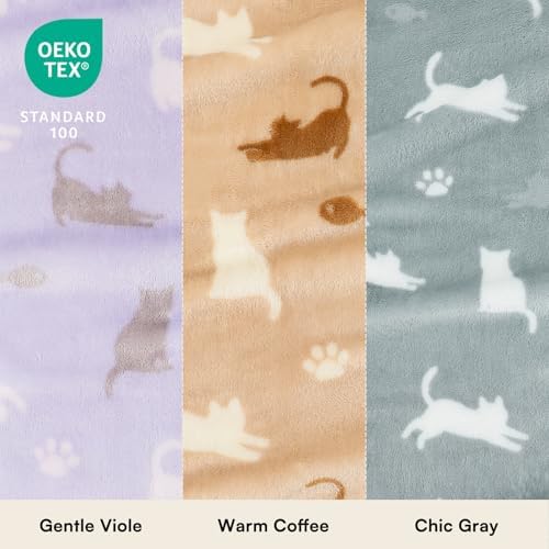 Luciphia Dog Blanket 3 Pack, Soft Cozy Fleece Throw for Puppy Cat,41"x31" - Image 2