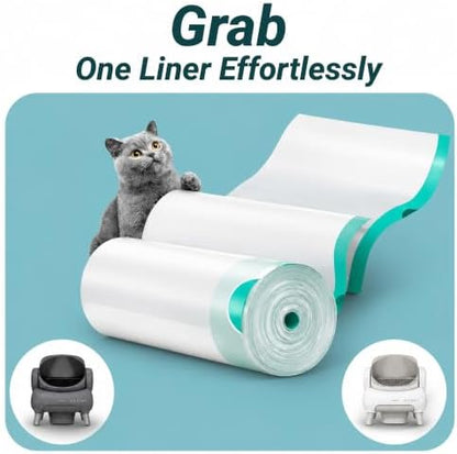 Extra Thick Replacement liners for Neakasa M1 Plus Litter Box, 100 Bags - Image 7
