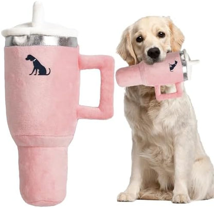 Funny Squeaky Dog Toys with Handle - Pink (Small/Medium/Large) by Unknown