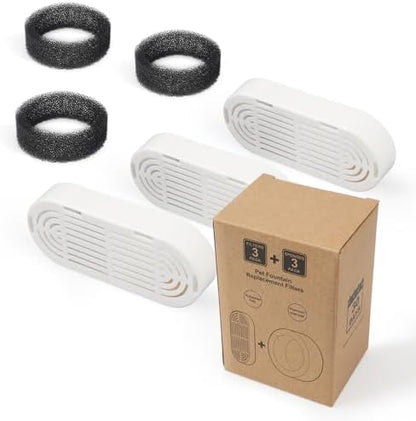 Cat Water Fountain Filter Replacement for Stainless Steel Pet Fountain - Image 7
