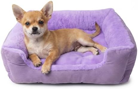 Small Dog Sofa Bed Washable for Extra Small Dogs Chihuahua Yorkie Toy Breed by Wrkfree-ProvideBetterSleep