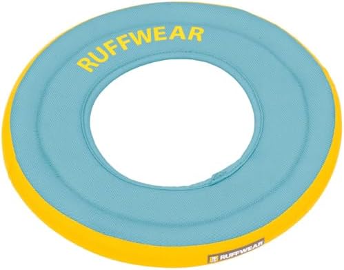 Ruffwear, Hydro Plane Flying Disc Dog Toy, Biolumin Blue, 9", Medium by RuffwearInc