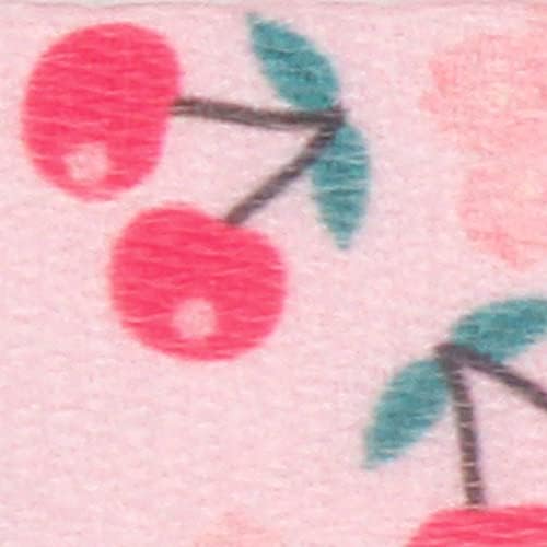 QQPETS Adjustable Soft Dog Collar: Print Flower Pink Multicolor Cute Patterns for XS Small Medium Large Pet Girl Boy Puppy Walking Running Training (S, Sakura Pink)