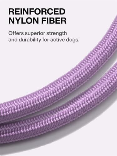 Double Dog Leash,2 Way Coupler Anti Chew No Tangle 360° Swivel, Dual Dog Lead Splitter with Double Clip for 2 Dogs Walking Over 44 lbs (Deep Grape Pearl, 20'') - Image 4