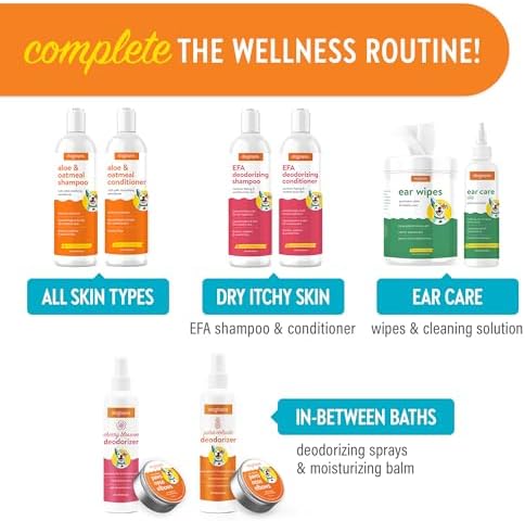 Aloe & Oatmeal Dog Shampoo and Conditioner Combo - Skin Safe Hydration, Emollient Rich, Moisturizing (Shampoo & Conditioner Set) - 2X 16oz Bottles w/Pina Colada Scent - Image 6