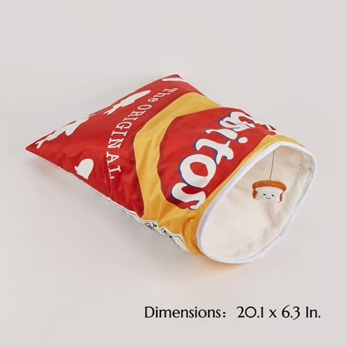 Cat Kitten Toy Sleeping Bag Cute Potato Chip Bag Design Hanging Snack Crinkle Sound Toy Pet Accessories Gift Choice - Image 2