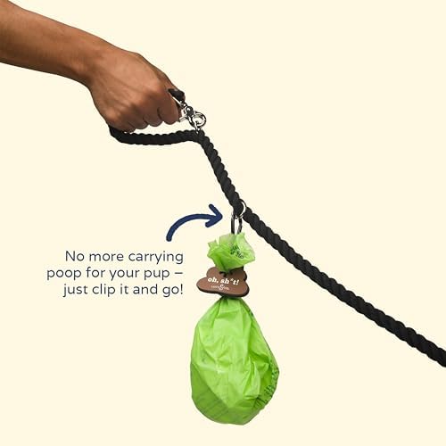 Lucy & Co Poop Clip for Pups – Hands-Free Dog Waste Bag Holder – Silicone Doggy Leash Accessories, Pooper Scooper Essentials for Walking in the City, Hiking at the Park & More - Image 3