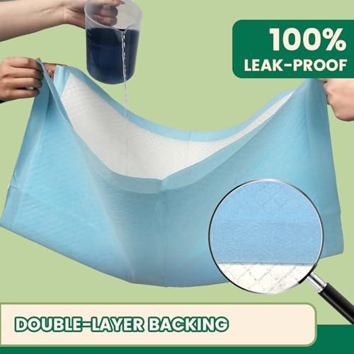 IMMCUTE Heavy Duty Puppy Pads 50 Count, 30"x28" Extra Large Dog Pee Pads – 7-Layer Thick & Tear-Resistant, Super Absorbent, Leakproof, Quick-Dry, Disposable Training Pads for Dogs & Cats - Image 5