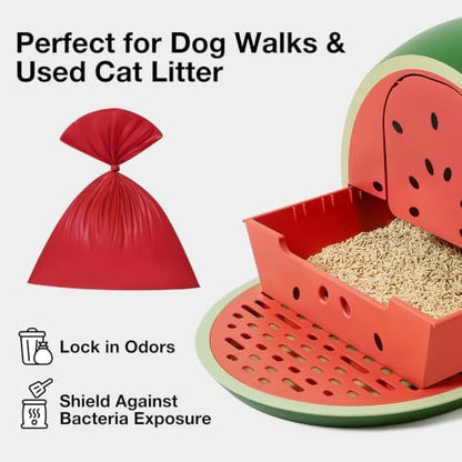 VETRESKA Dog Poop Bag Dispenser with Champagne Scented Poop Bags, 105 Bags - Image 7