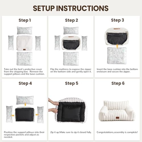 Cat Couch for Pets, Cute Cat Bed for Indoor Cats - Image 7