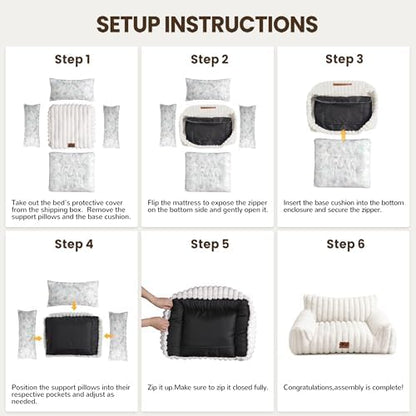 Cat Couch for Pets, Cute Cat Bed for Indoor Cats - Image 7