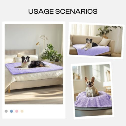 Luciphia Ultra Soft Sherpa Fleece Dog Puppy Cat Blanket for Small Pets - Image 5