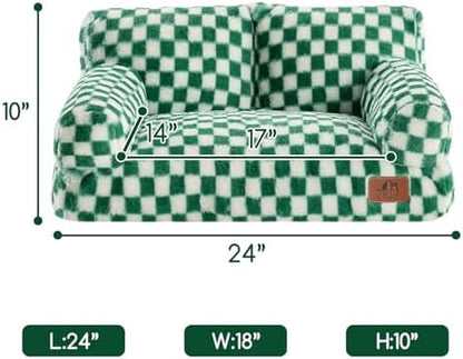 Hollypet Small Dog Large Cat Bed Puppy Couch Beds for Pets up to 25 lbs - Image 3