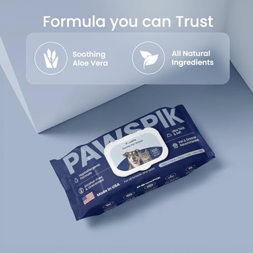 PawsPik Made in USA Premium Pet Wipes, Dog & Cat, Large, 400 Count - Image 3