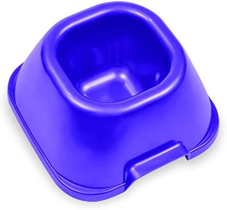 Van Ness Pet Food And Water Bowl, 20 OZ Capacity Plastic Dish For Dogs And Cats, Wide No-Tip Base Prevents Spills