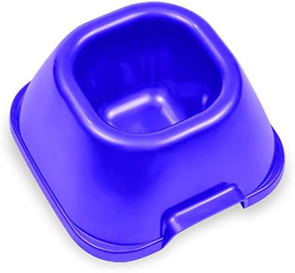 Van Ness Pet Food And Water Bowl, 20 OZ Capacity Plastic Dish For Dogs And Cats, Wide No-Tip Base Prevents Spills