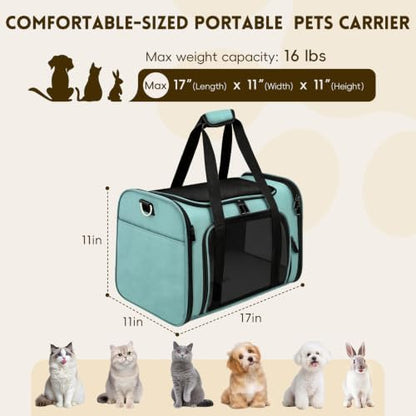 Cat Carrier Soft, Dog Carriers for Small Dog/Large Cat (Up to 16lb) - Image 2