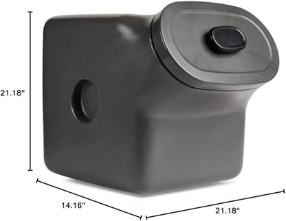 Reddy Black Airtight Food Storage Container for Dogs Large 50 lbs.