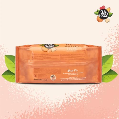 Pet Head Quick Fix Paw and Body Wipes for Cats and Dogs | 100 pack - Image 2