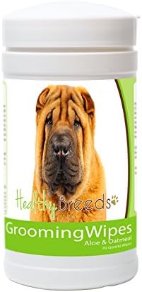 Healthy Breeds Chinese Shar Pei Grooming Wipes 70 Count by HealthyBreeds