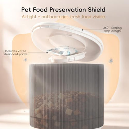 Automatic Cat Feeder, 4L/17 Cups Timed Dispenser for Cats & Dogs - Image 4