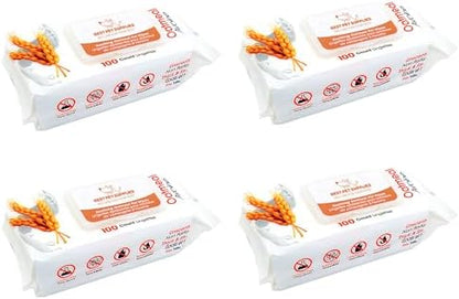 Best Pet Supplies Cleaning Dog Wipes - Soothing Oatmeal, 400 Count by BestPetSuppliesLLC