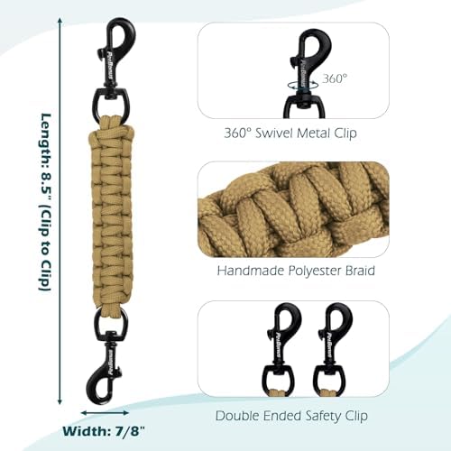 PetBonus Dog Collar Safety Clip, Handmade Prong Collar to Harness Connector - Image 2