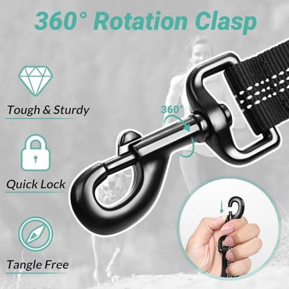 rabbitgoo Tactical Dog Leash, Heavy Duty Training Bungee Lead - Image 3