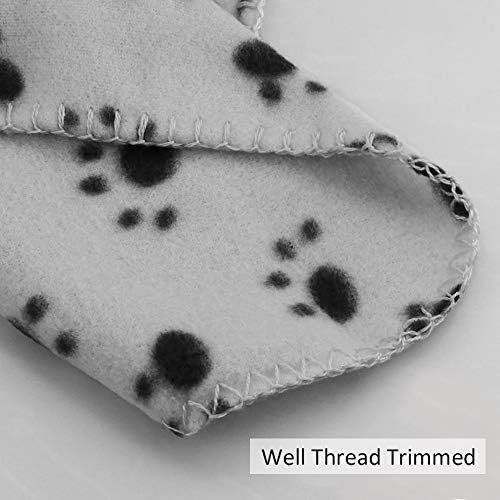 Comsmart Dog Blankets, 6 Pack Fleece Pet Blankets, 39x35 inches, Grey - Image 3