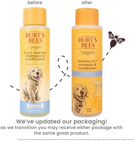 Burts Bees Tearless Shampoo & Conditioner with Buttermilk, 16 Fl Oz, 6-Pk - Image 2