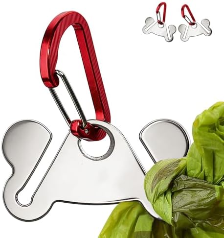 2PCS Dog Poop Bag Holder, Waste Bag Holder, Dog Poop Bag Carrier, Hand Free Holder by Hilihali