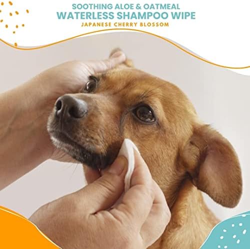 Nootie Waterless Shampoo Wipes, Cherry Blossom, Long-Lasting Fragrance - Image 3