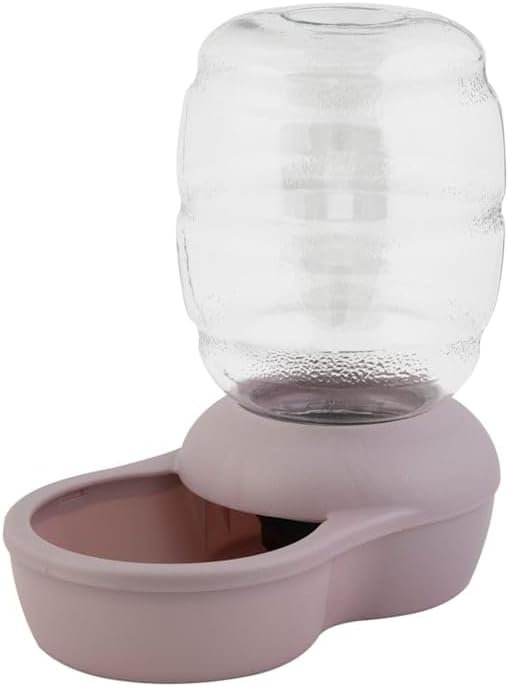 Petmate Violet Replendish Gravity Automatic Pet Waterer Water Dispenser Station for Cats and Dogs 0.5 Gallon